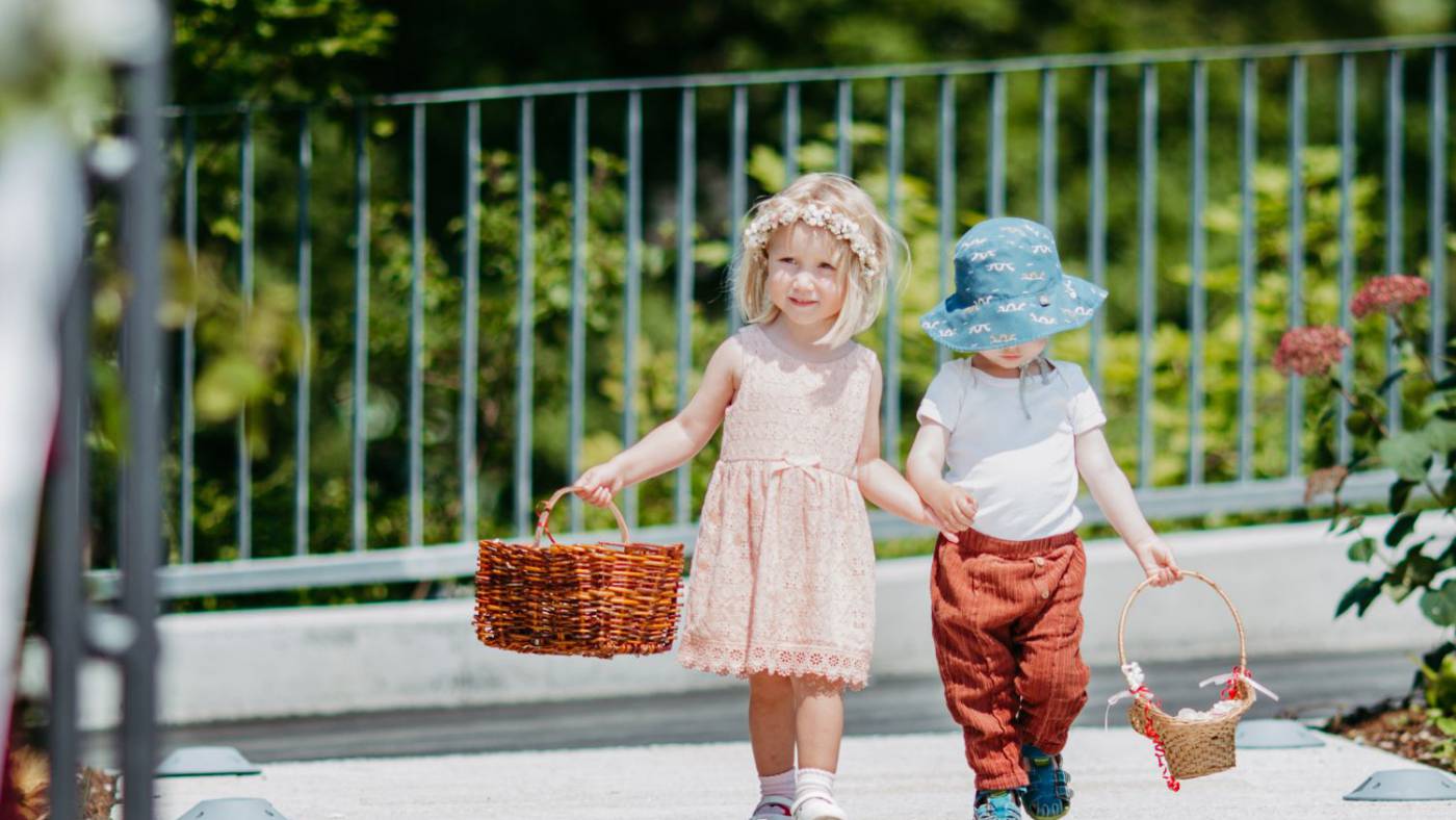 10 Ideen für glückliche Kinder auf der Hochzeit