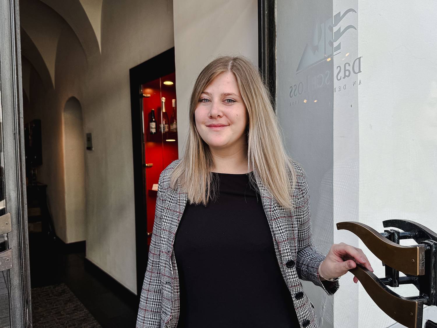 Rezeption und Empfang im Hotel Das Schloss an der Eisenstrasse