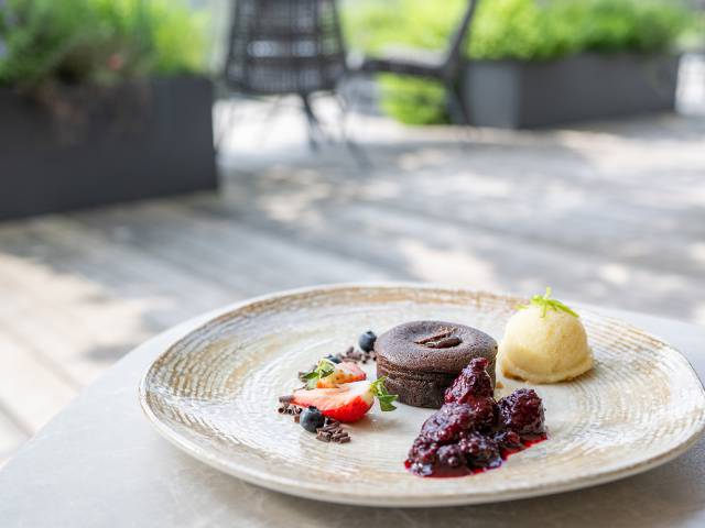 Dining at Schloss an der Eisenstrasse