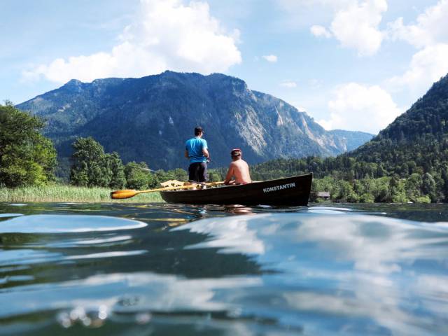 Bootfahren am Lunzer See