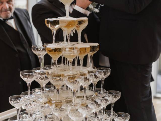 Champagner Pyramide