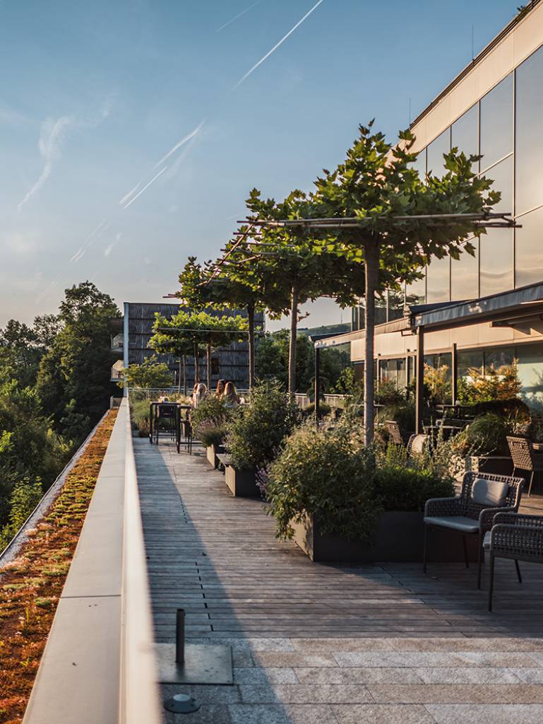 Sundowner und Altstadtblick - Das Schloss an der Eisenstrasse