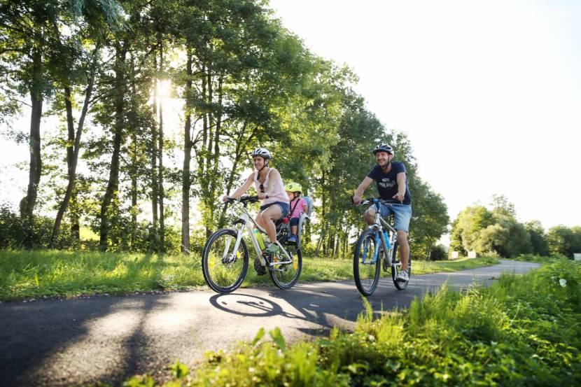 Ybbstalradweg mit Kindern