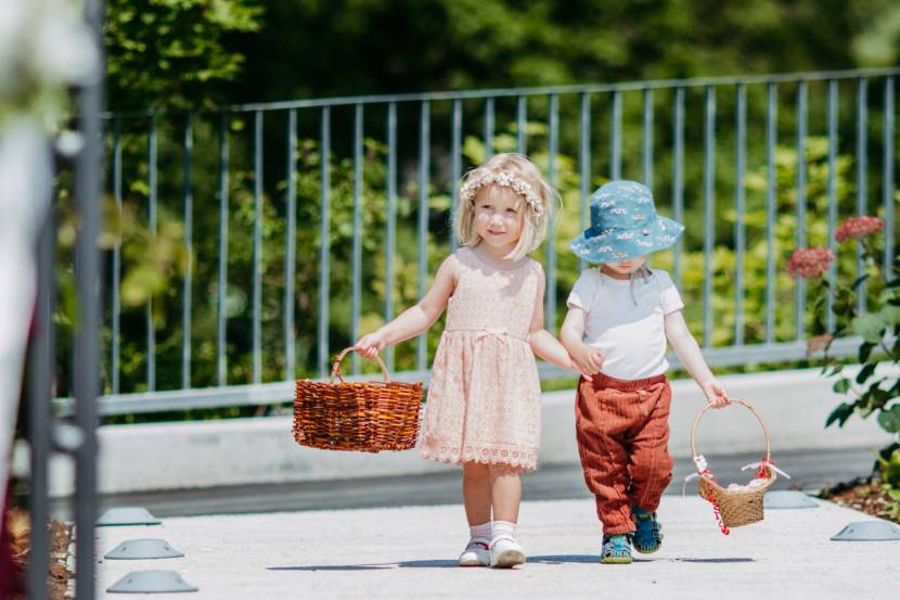 10 Ideen für glückliche Kinder auf der Hochzeit