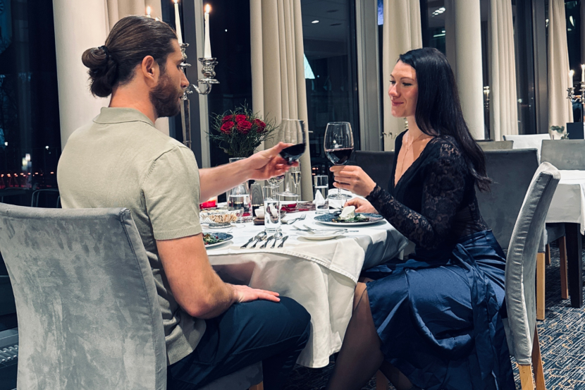 Candel Light Dinner im Schlossrestaurant