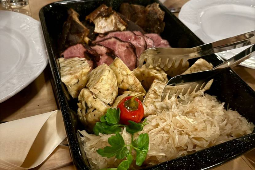 deftiges Essen auf der Pfänderdohle