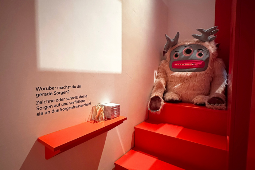 Landesausstellung für Kinder, Sorgenfresser Plüschtier