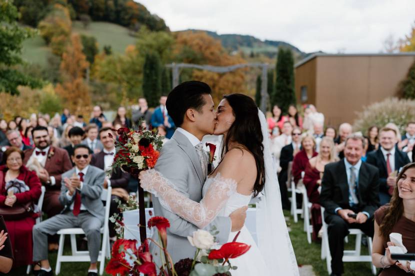 Küssen Hochzeit