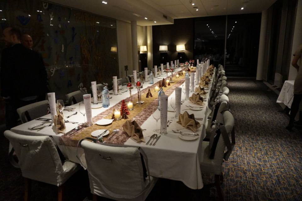 Weihnachtsfeier im Schlossrestaurant