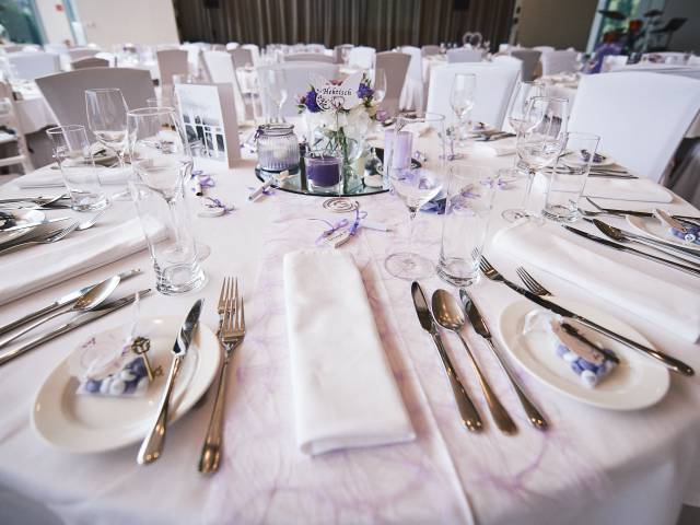 Hochzeitstafel im großen Festsaal
