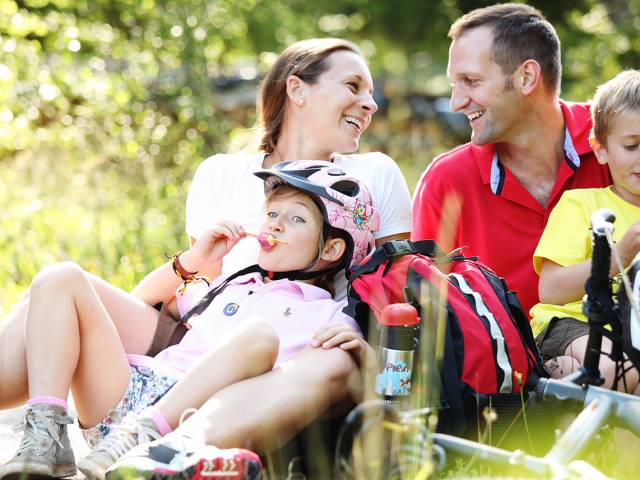 Radfahren im Mostviertel beim Familienurlaub