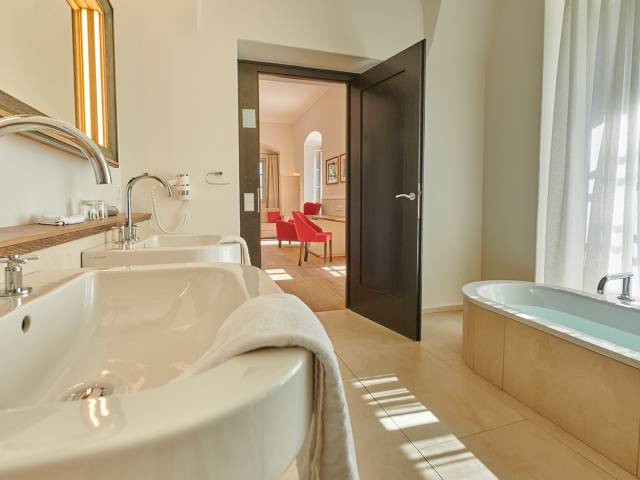 bathroom in the suite