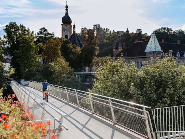 Cycling direct from the hotel