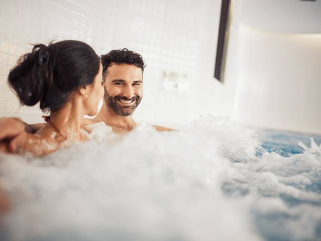 Couple in the whirlpool