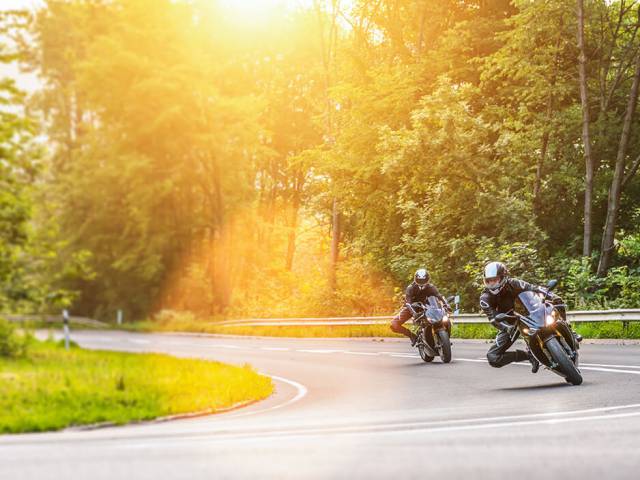 Motorradfahren im Mostviertel