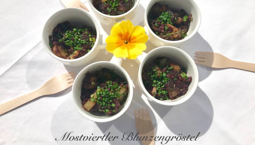Mostviertler Blunzengröstel