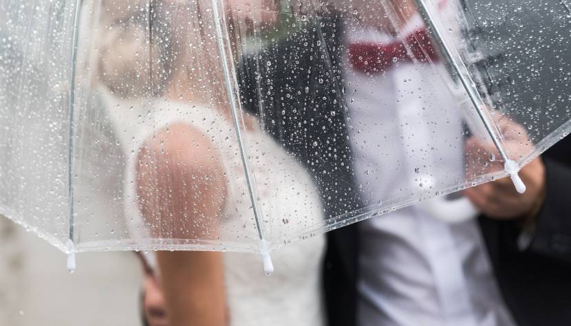 Hochzeit Regen