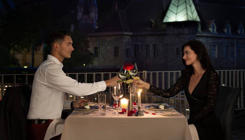 Candle Light Dinner im Schloss