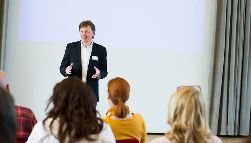 Reden beim Event und Seminar