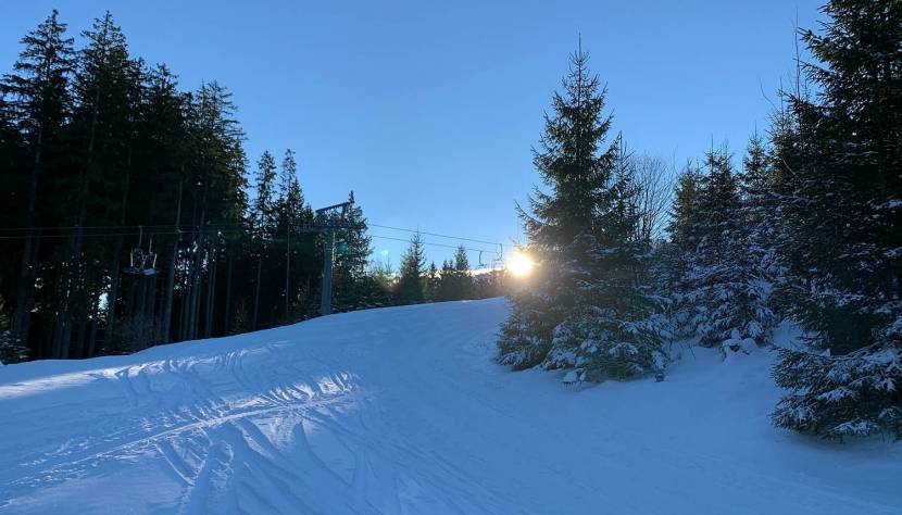 Forsteralm Skitour Sonne