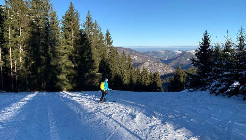 Abfahrt Skitour Forsteralm