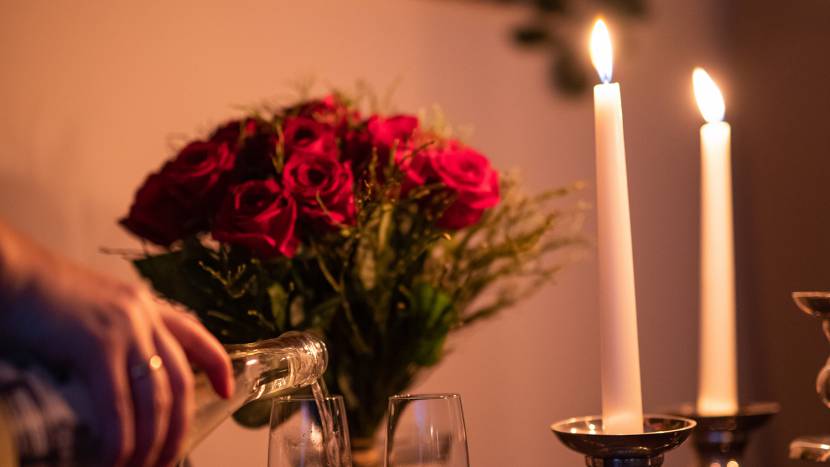 Blumen zum Valentinstag