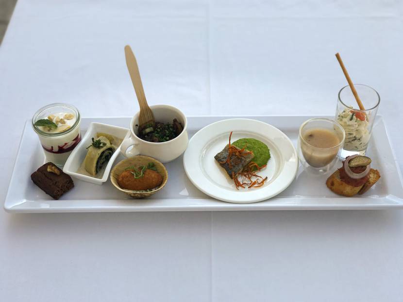 Mostviertler Fingerfood in 9 Gängen im Schloss an der Eisenstrasse