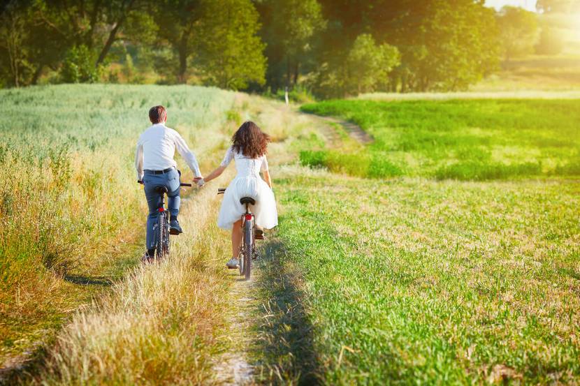 Fahrrad Hochzeit