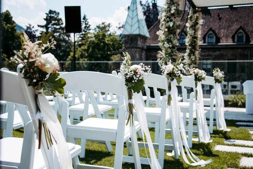 Hochzeit unter freiem Himmel