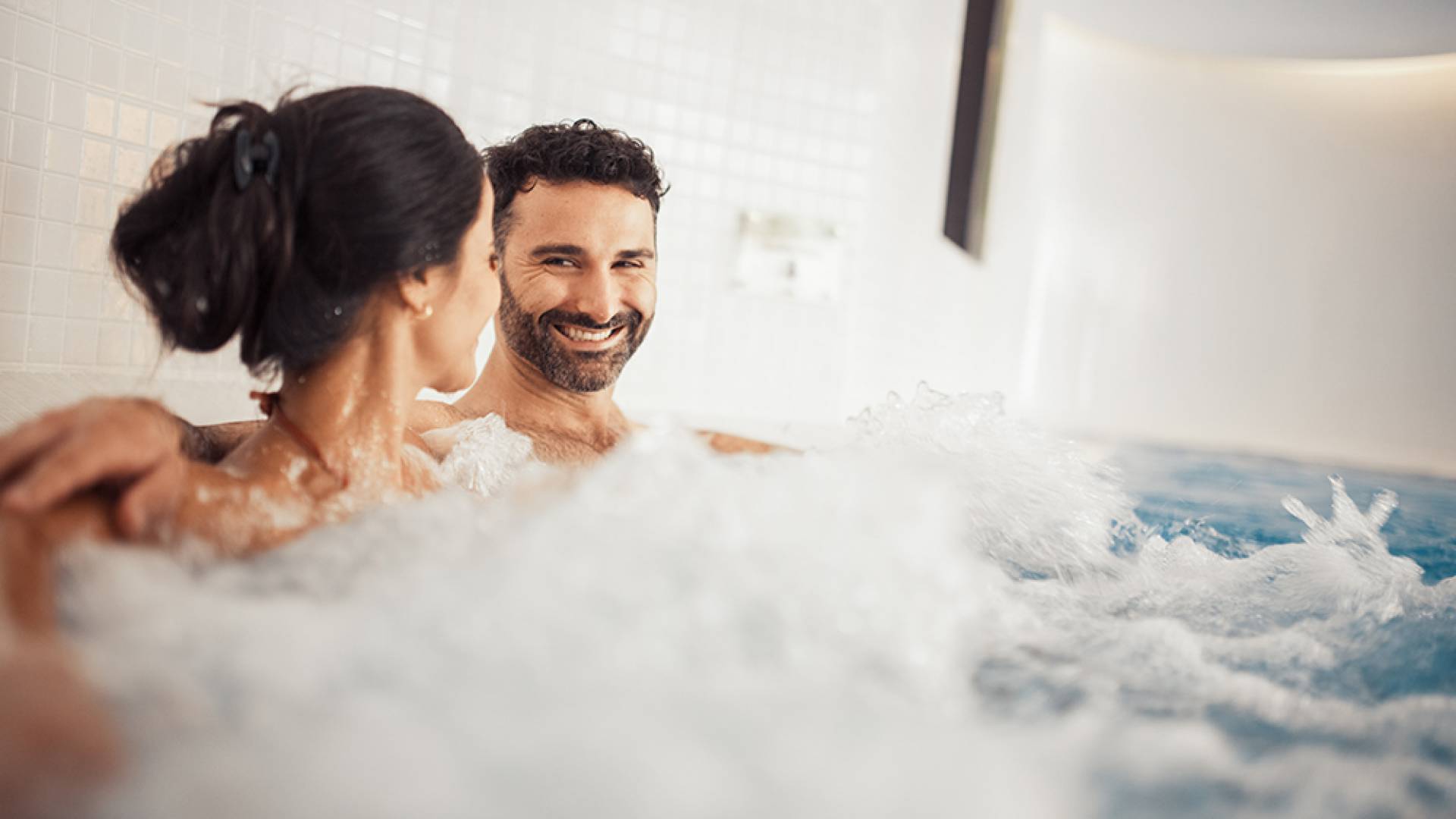 couple in the Whirlpool