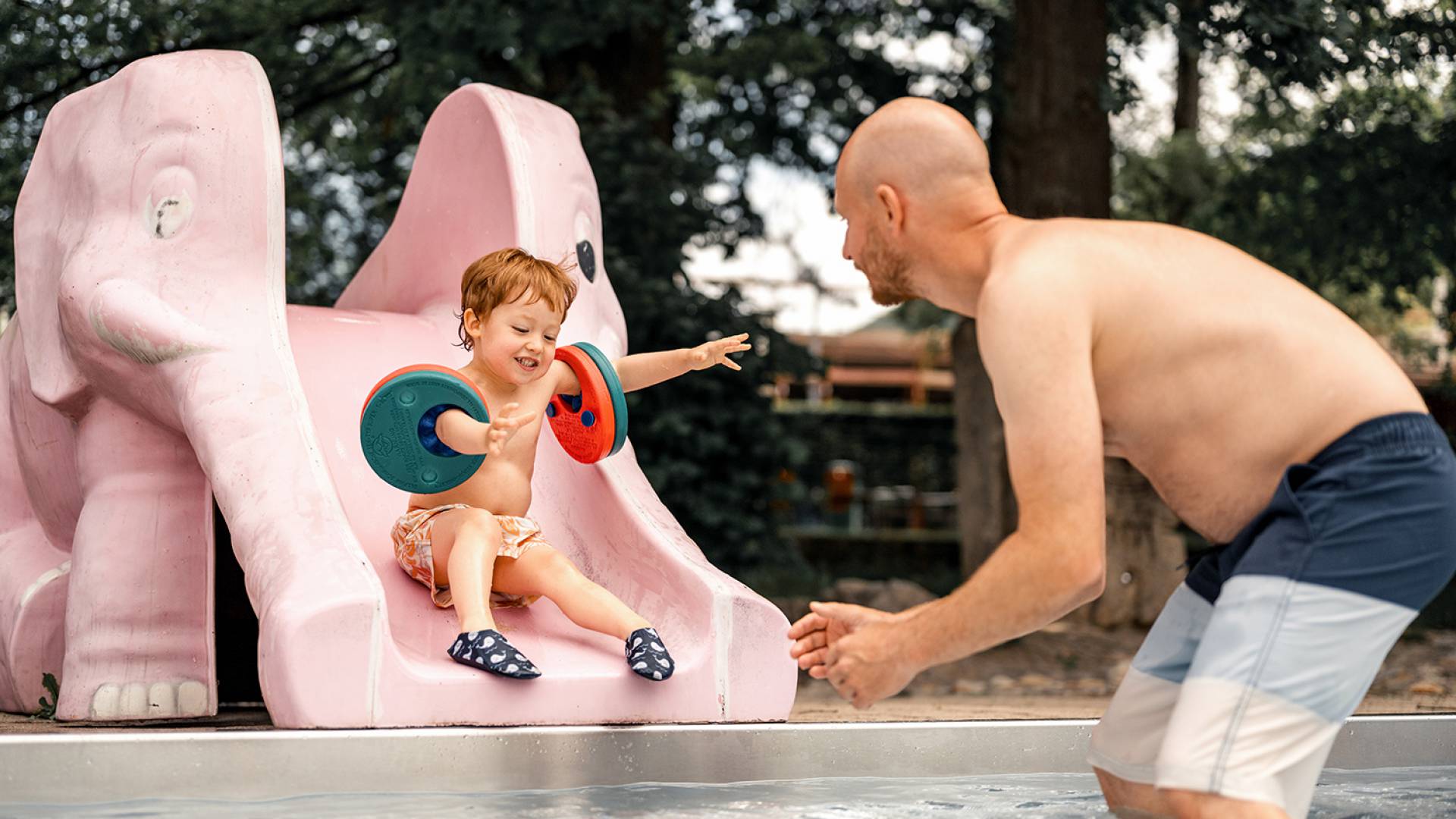 Kinderrutsche im Parkbad