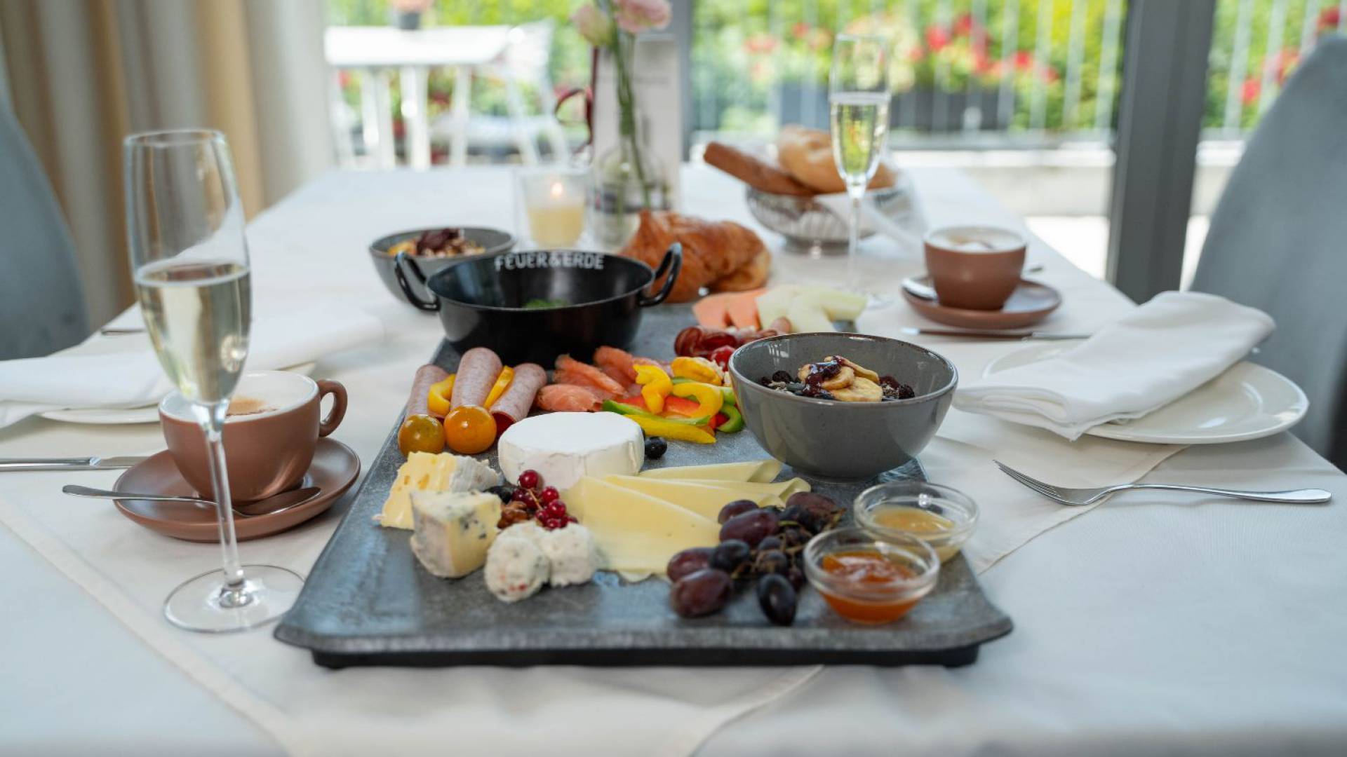 Frühstück im Schloss