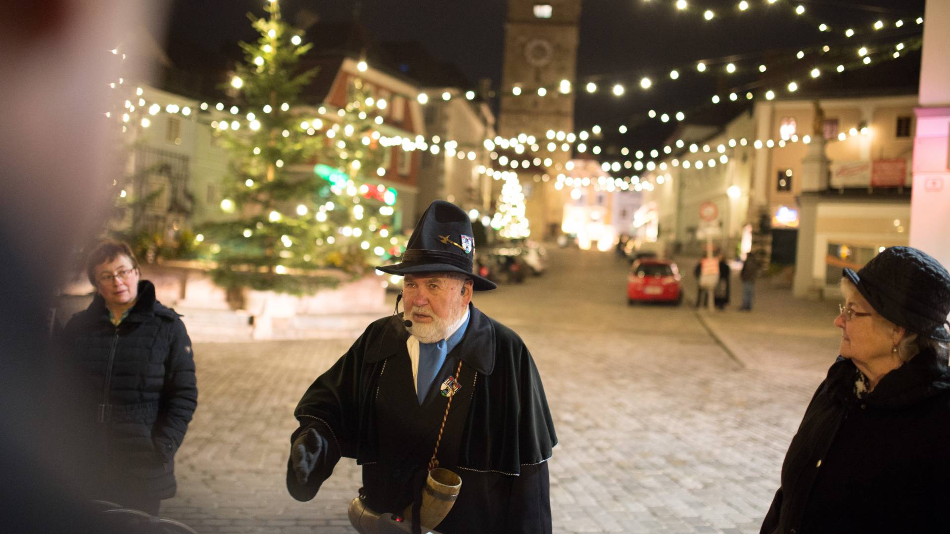 Nachtwächterführung als Rahmenprogramm bei der Weihnachtsfeier