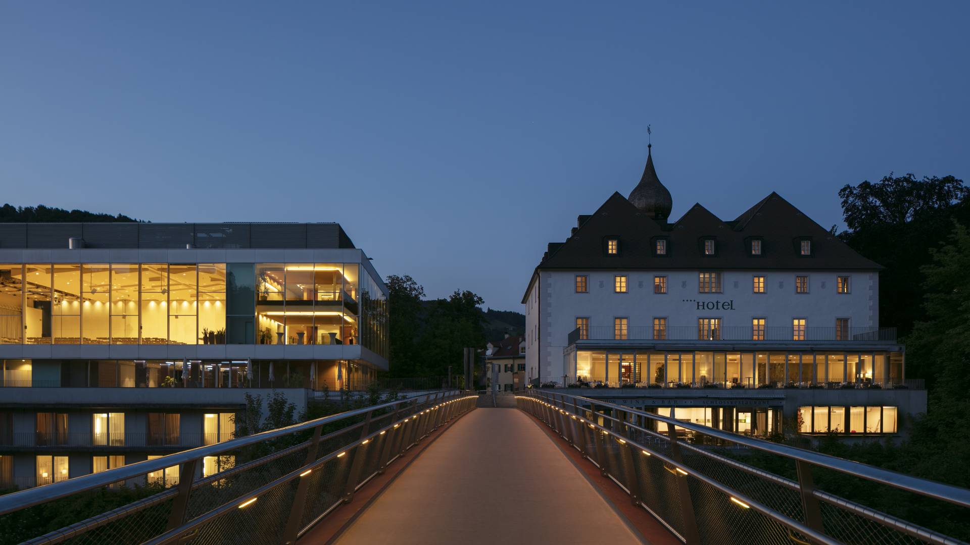 Schlosshotel Nachts in Waidhofen an der Ybbs