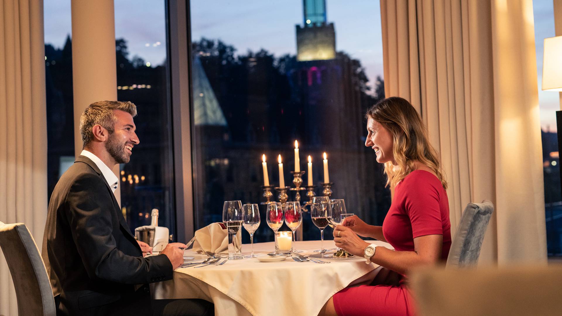 Romantisches Dinner im Schlossrestaurant in Waidhofen an der Ybbs