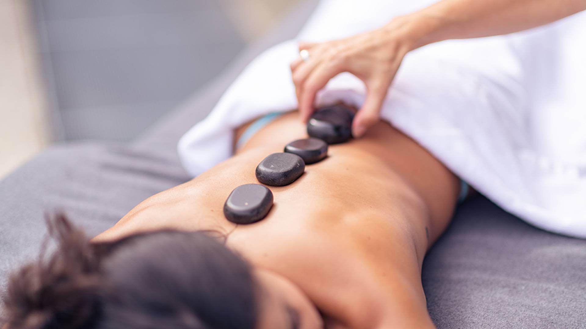 Hot stone massage