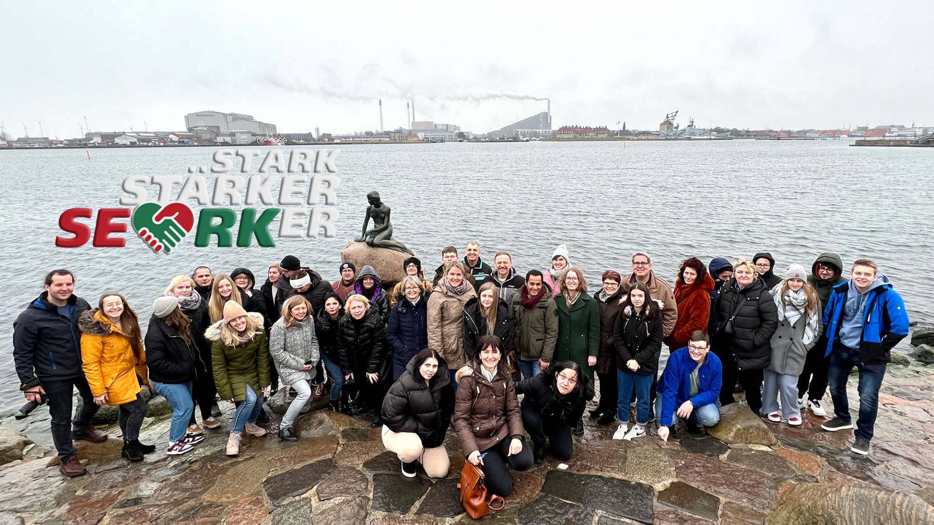 Das Team von Kothmühle und Schloss beim Betriebsausflug in Kopenhagen