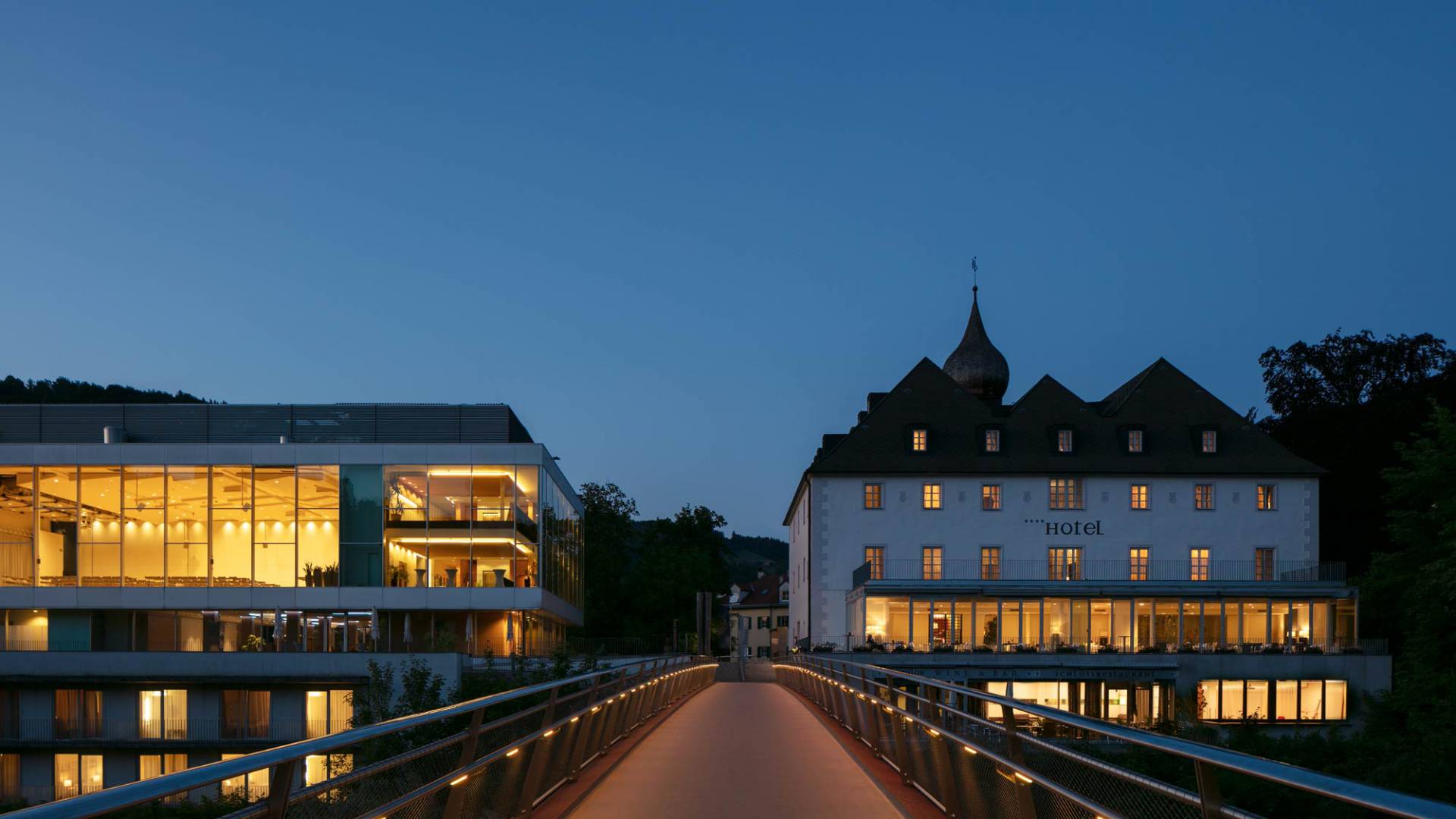 Schlosshotel Nachts in Waidhofen an der Ybbs