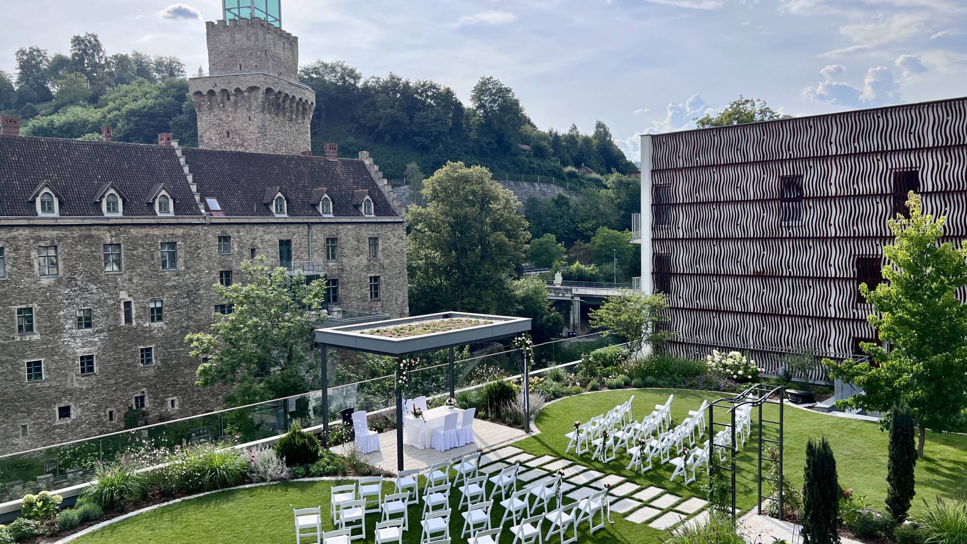 Hochzeit im Schlossgarten