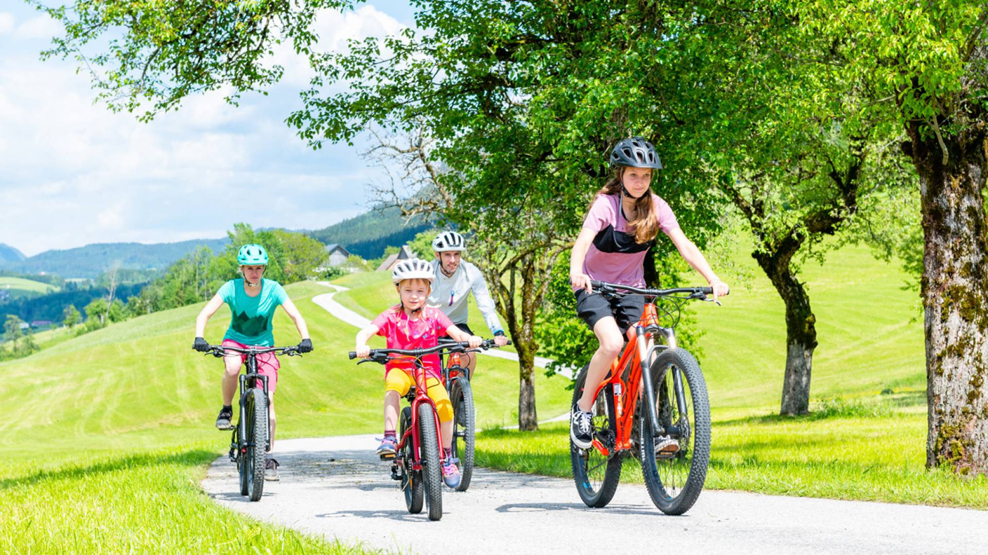 Radfahren Familie