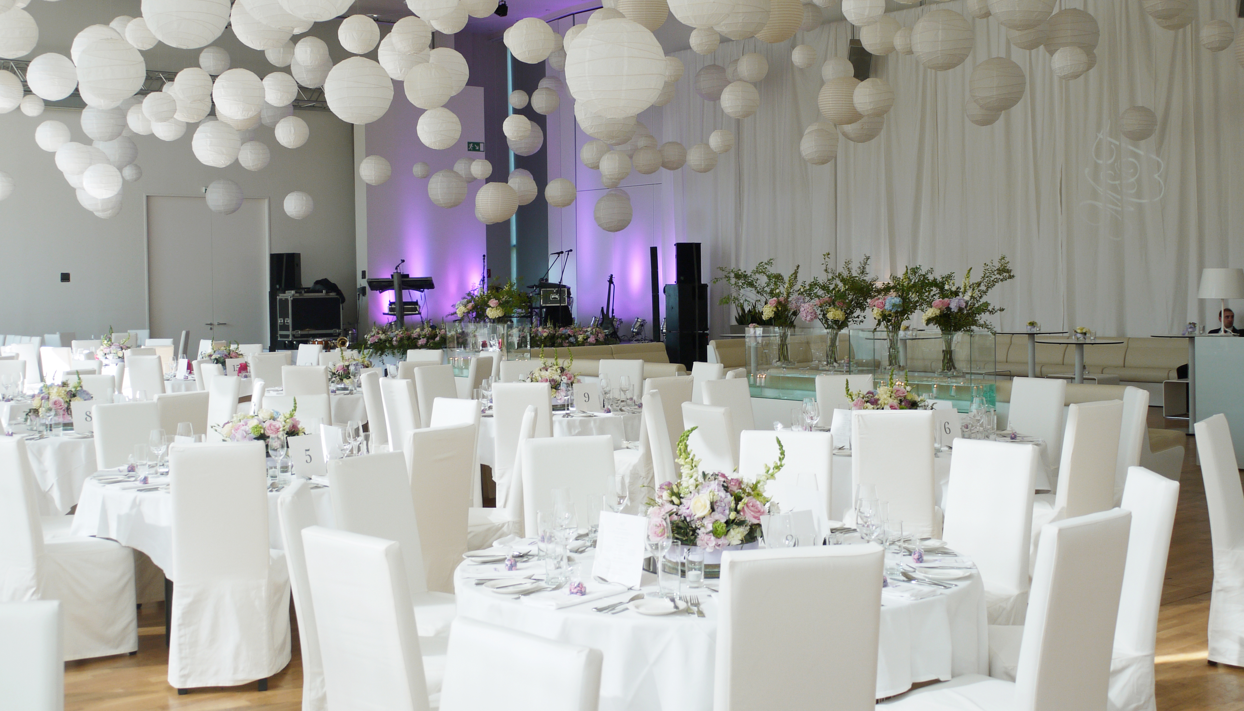 Gedeckter Tisch bei Ihrer Traumhochzeit